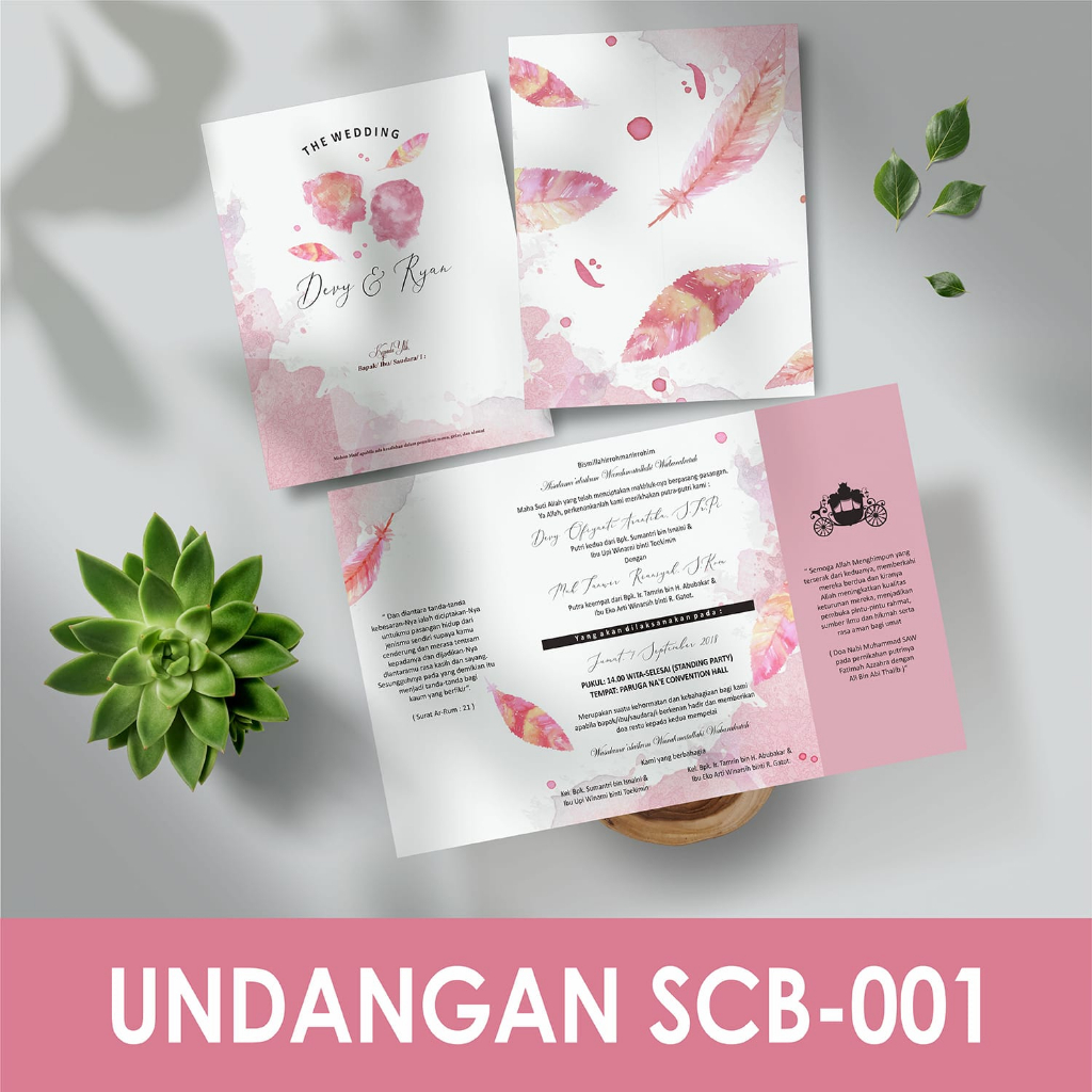 

Blangko Undangan SCB (3 pack atau 300 Lembar)