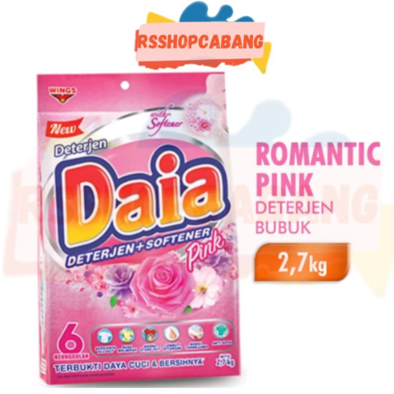 DETERGEN DAIA 2.7 KG 2700 G SABUN PECUCI PAKAIAN DETERJEN