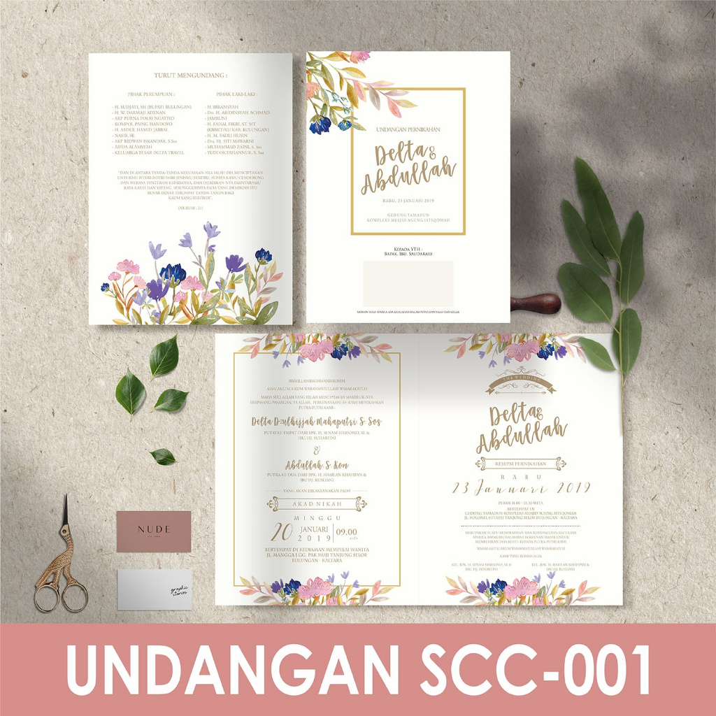 

Blangko Undangan SCC (3 pack atau 300 Lembar)