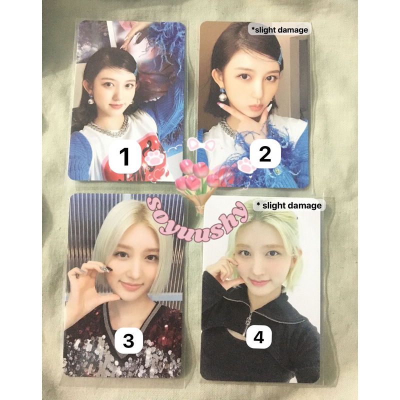 SALE   Photocard gaeul Ive eleven love dive after like