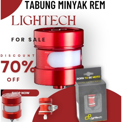 TABUNG MINYAK REM FLUIDTANK LIGHTECH ORIGINAL | TABUNG MINYAK REM LIGHTECH | TABUNG BIG CNC TABUNG M