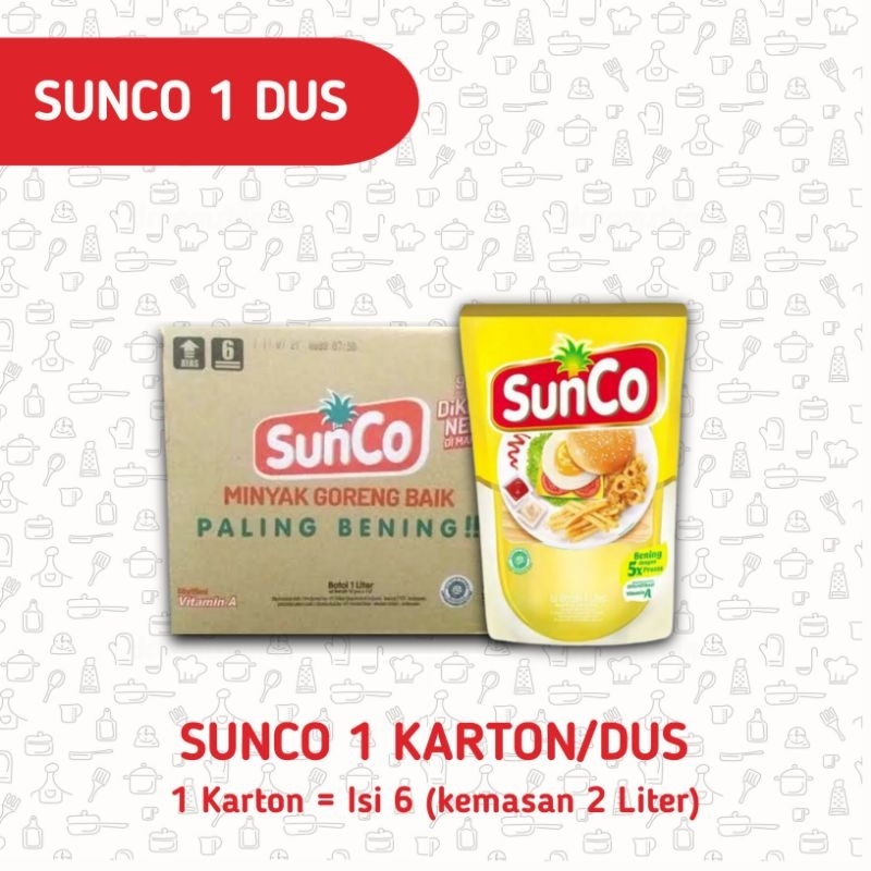SUNCO 1 KARTON / Minyak Goreng Sunco 1 Dus Termurah