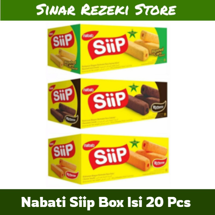 

Nabati Siip Jagung Bakar Box [5gr x 20pcs] / Snack Nabati /nabati Siip