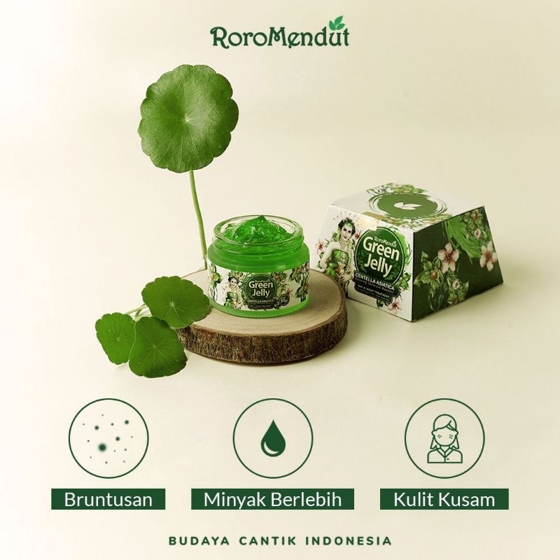 GREEN JELLY CENTELLA ASIATICA GLOWING SKINCARE BOOSTER Solusi kulit berminyak bruntusan dan Jerawat 