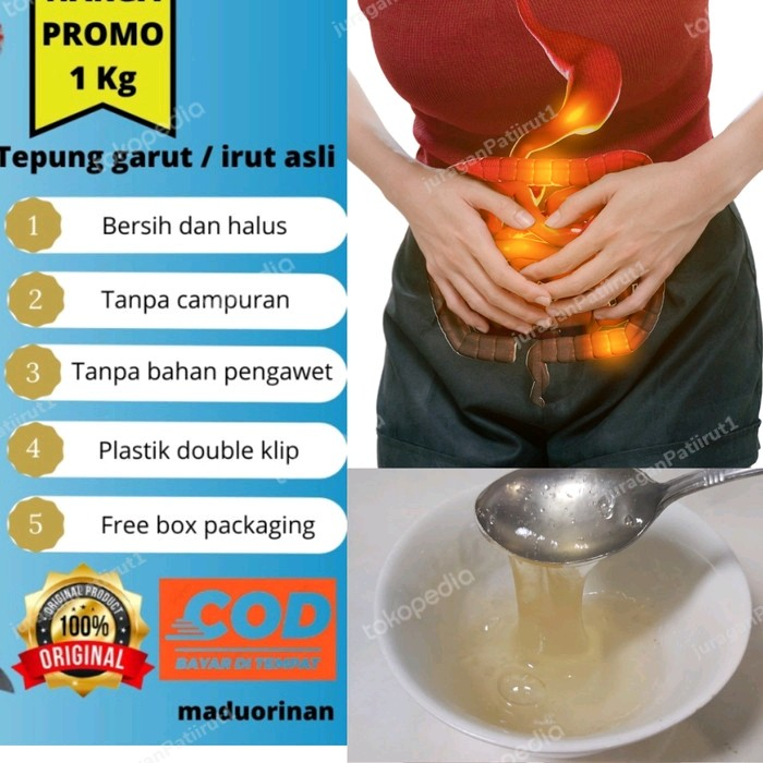 

tepung angkrik irut pati garut asli 1kg