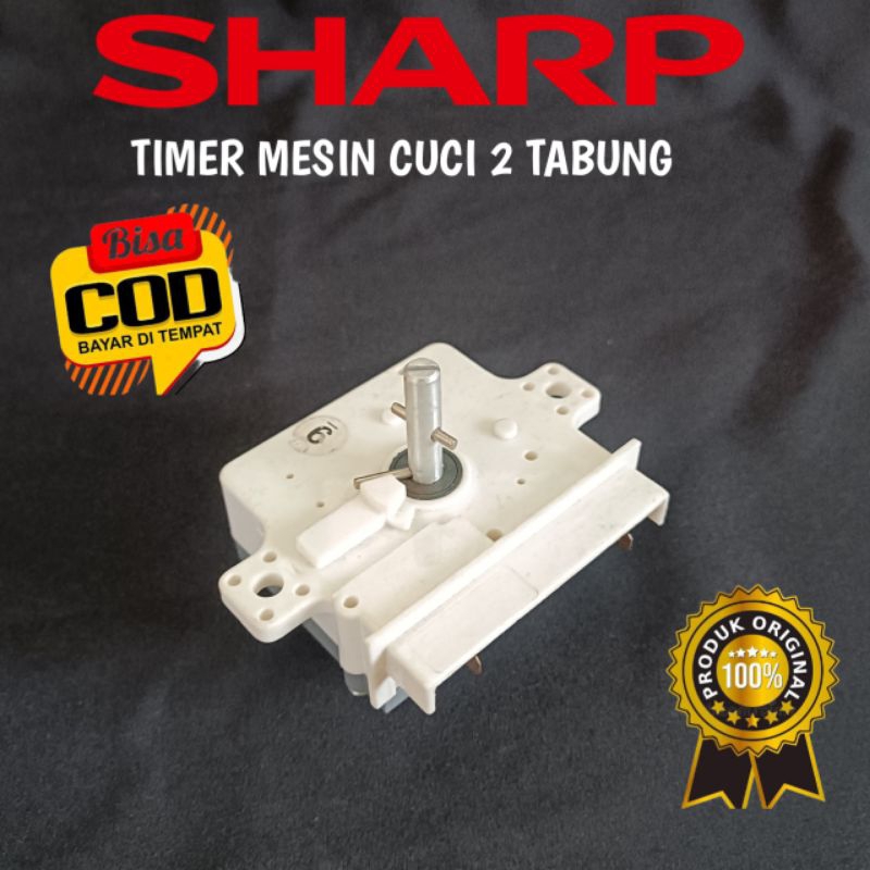 TIMER ORIGINAL SHARP 2 TABUNG TIMER CUCI / TIMER WASH 2 TABUNG ORIGINAL