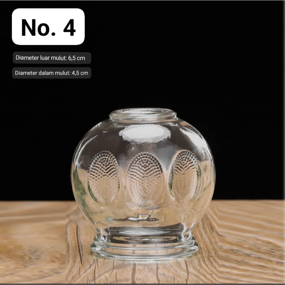 GELAS BEKAM API No 4/ ALAT BEKAM API / KOP BEKAM API / KOP KACA No 4