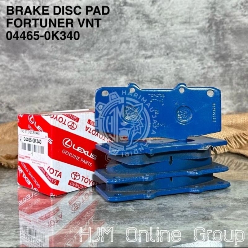 BRAKE PAD - KAMPAS REM DEPAN FORTUNER VNT / HILUX DOUBLE CABIN 2011-2015