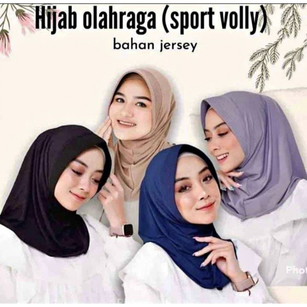 HIJAB SPORTY / HIJAB SPORT SHIREN /JILBAB SPORT/ HIJAB SPORT / BERGO SEKOLAH / BERGO SPORT JERSEY/HI