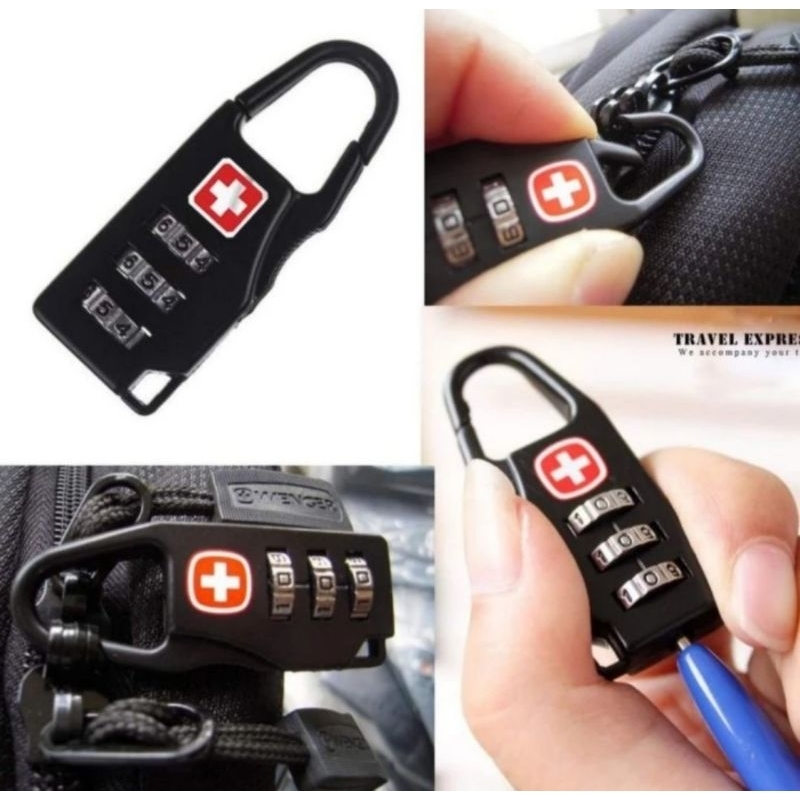 gembok swiss gembok koper gembok tas kunci tas kombinasi angka