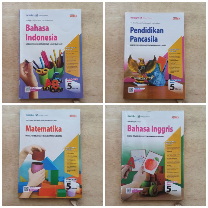 Buku kumpulan Soal & Rangkuman Materi ( LKS ) Maestro Kelas 5 kurikulum Merdeka Semester 1 + kunci j