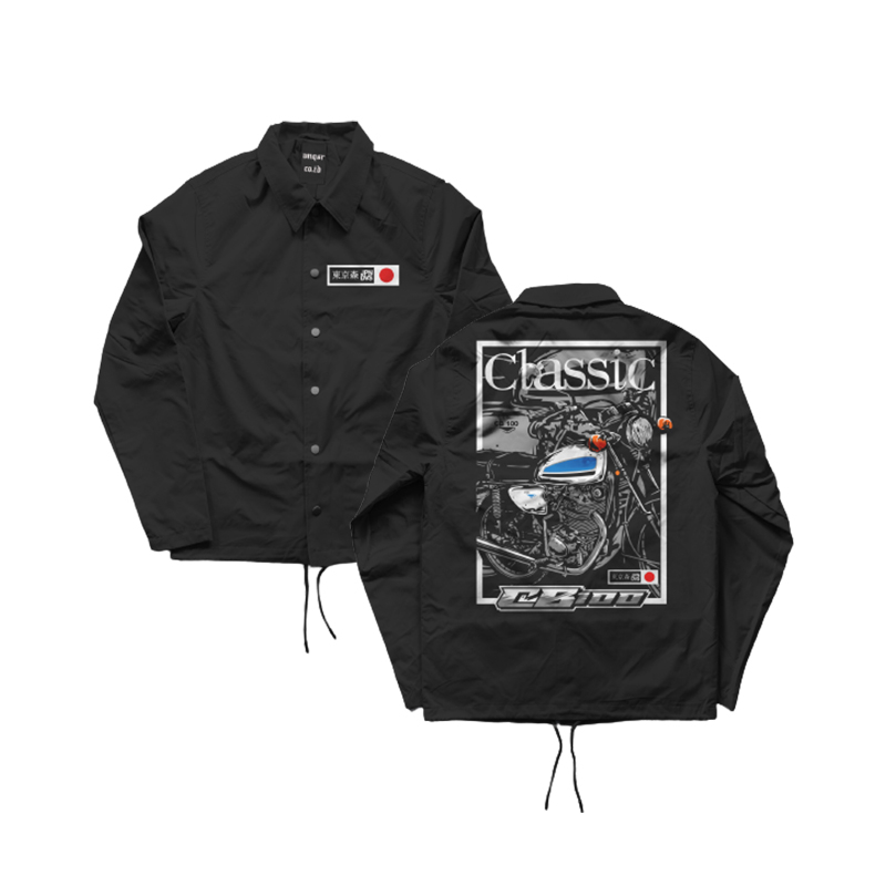 Jaket Coach Desain Classic Motor CB - Jaket Pria Wanita - Jaket Waterproof