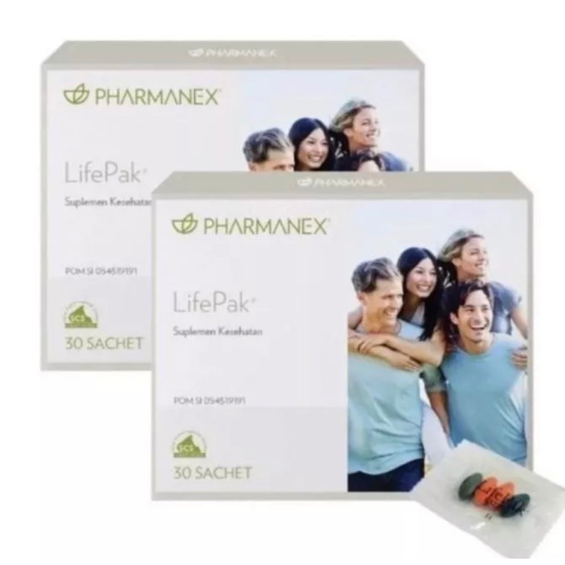 Lifepak suplemen kesehatan isi 2 box