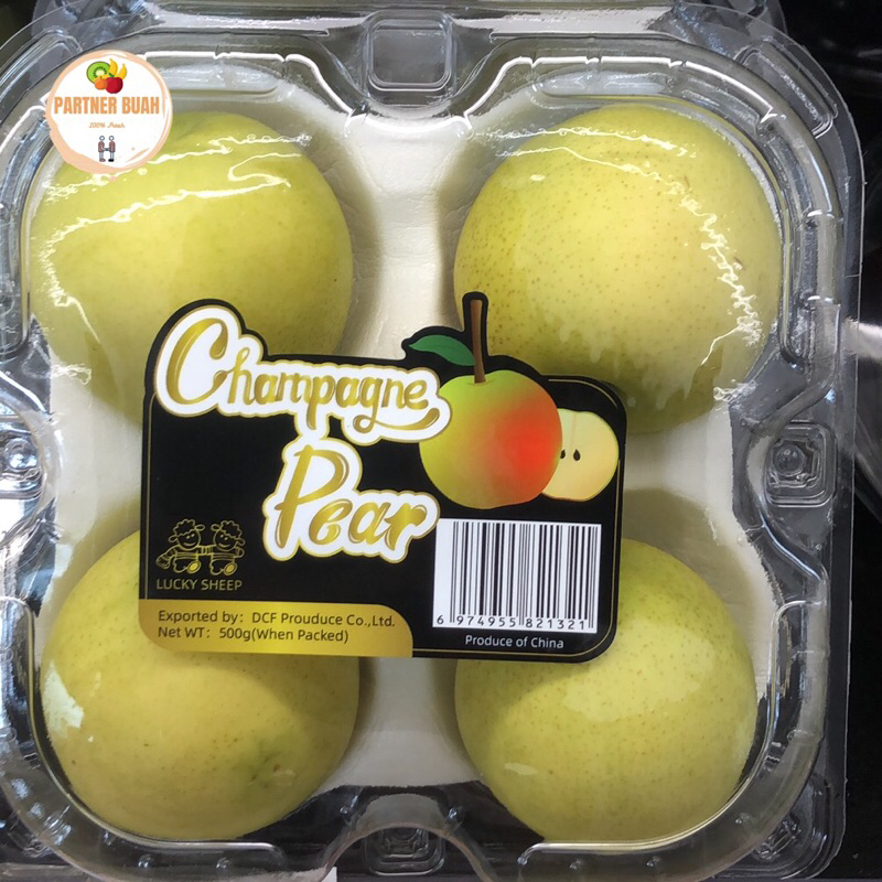 

Pear Champagne | Pir RRT Isi 4 Pcs
