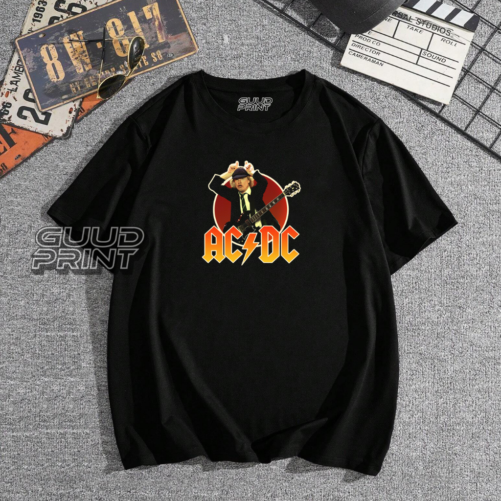 KAOS BAND / KAOS BAND ACDC VOKALIS / BAJU ACDC / BAJU MUSIK ROCK KUALITAS PREMIUM