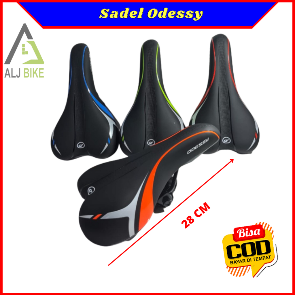 Jok Sedel Sadel Saddle Odessy Sepeda Mtb Lipat Road Bike Mini