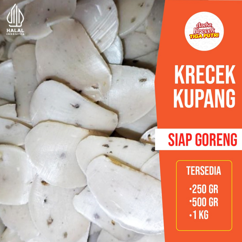 

KERUPUK KUPANG PUTIH GURIH ENAK ASLI SIDOARJO