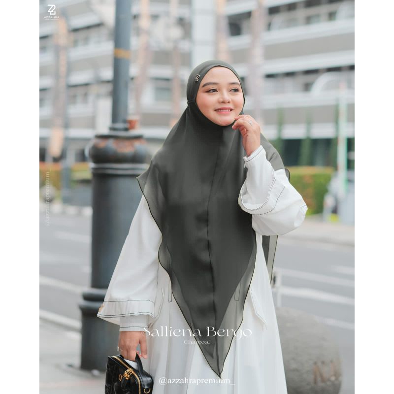 AZZAHRA/Bergo plat by Azzahra/Bergo cantik/Bergo premium/Bergo elegant