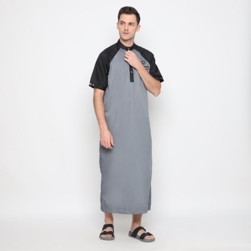 Al Muslim Jubah Dewasa Pendek Bahan Katun Toyobo/ Gamis Dewasa Pendek/ Jubah Dewasa Uwais Pendek