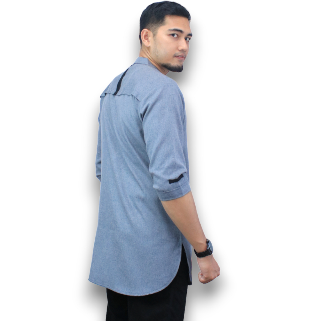BAJU KOKO PRIA Dewasa  Gamis Pria BAHAN KATUN MADINAH Brand AZLINA (BISA COD)