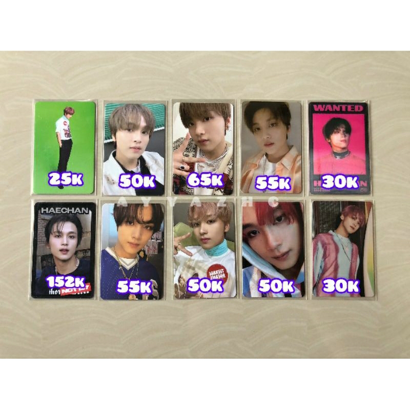aab photocard nct dream hot sauce, 127 ayyo stiker anniv official