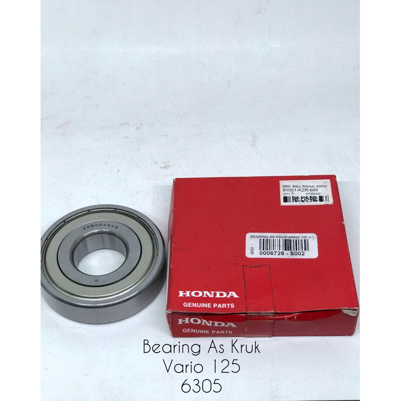 Bearing As Kruk Besar Vario 125 6305 Honda Original 100%