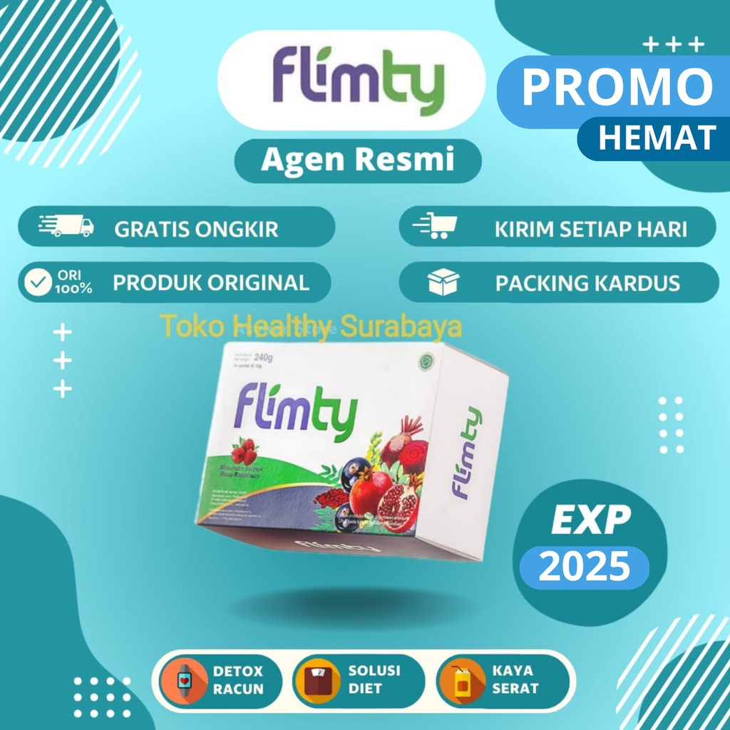 

PROMO FLIMTY FIBER TERMURAH 1 BOX ISI ( 16 SACHET ) COD MINUMAN PELANGSING DAN PEMUTIH BADAN BPOM