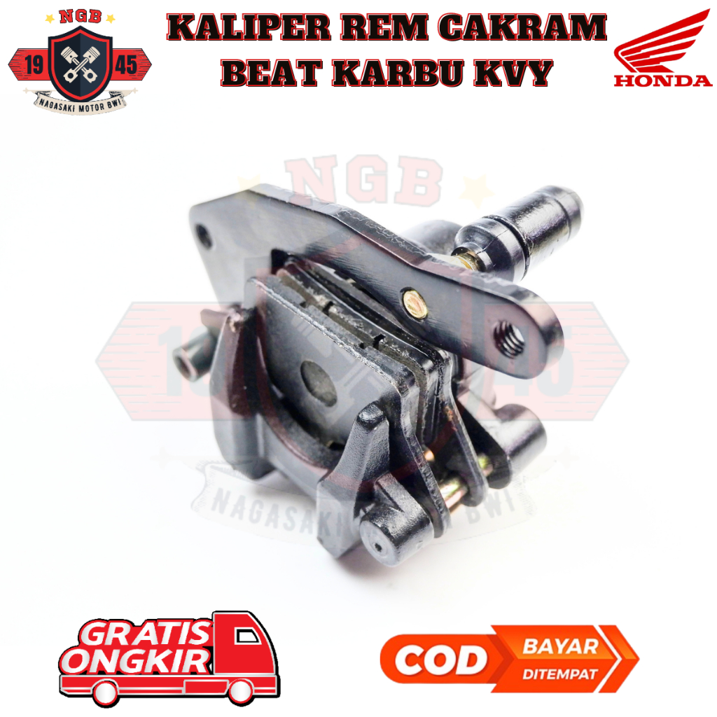 kaliper beat carbu - Kaliper Pala Babi Rem Cakram Depan Assy Komplit Honda Beat Karbu - pala babi Sc