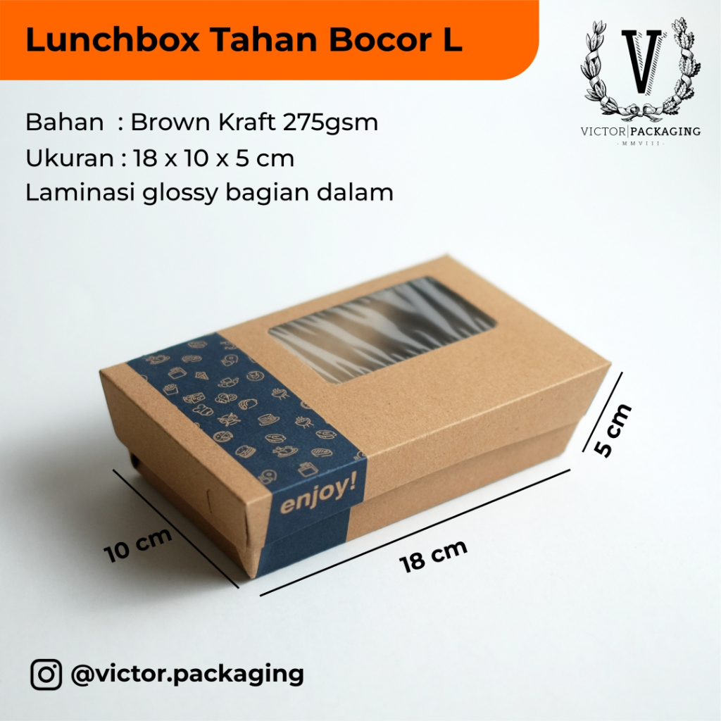 

(VICTOR) Lunchbox Tahan Bocor L