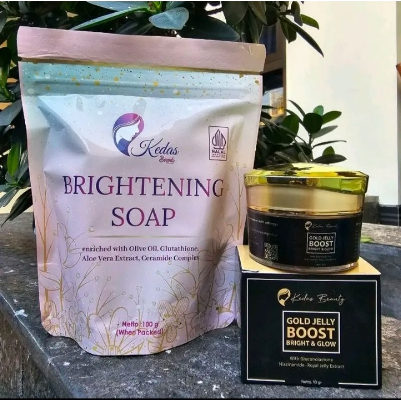 PAKET Sabun Gold jelly KEDAS BEAUTY (MEMBER RESMI KEDAS BEAUTY)