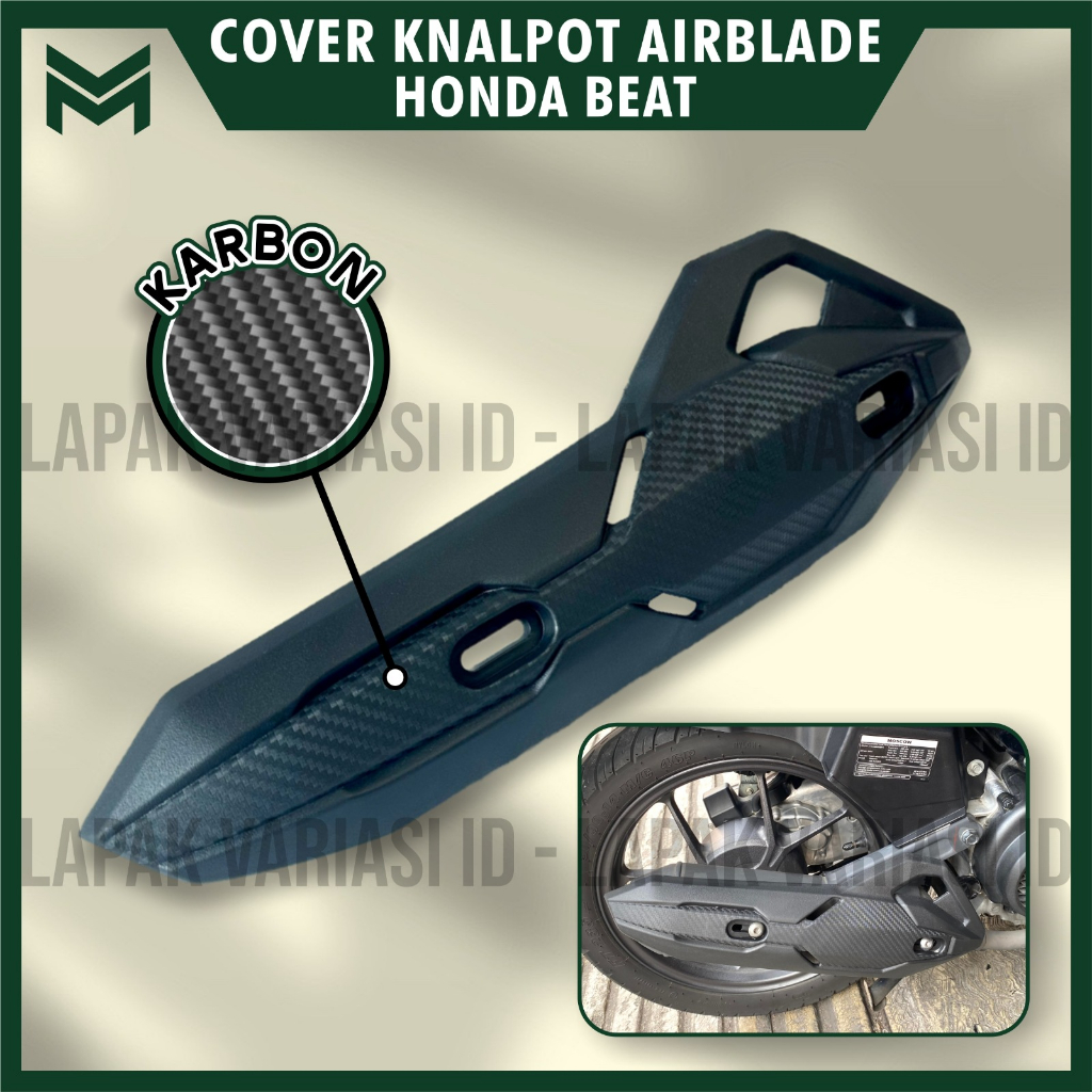 TAMENG KNALPOT AIRBLADE HONDA BEAT SERIES BISA UNTUK SCOOPY GENIO DLL / COVER TAMENG KNALPOT AIRBLAD