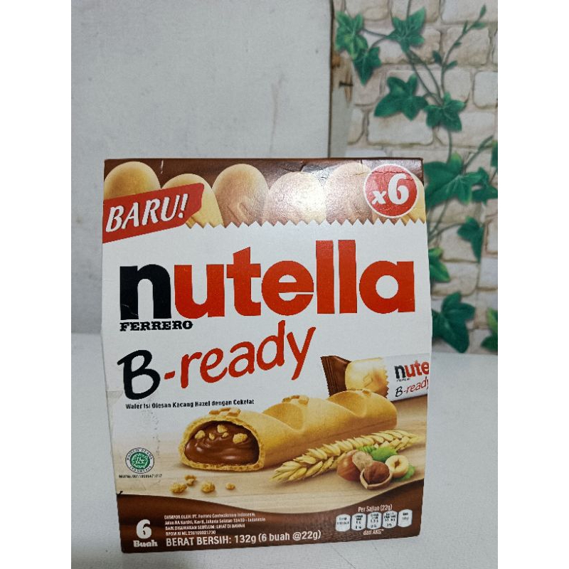 

Biskuit Water Nutella B-Ready 132Gr