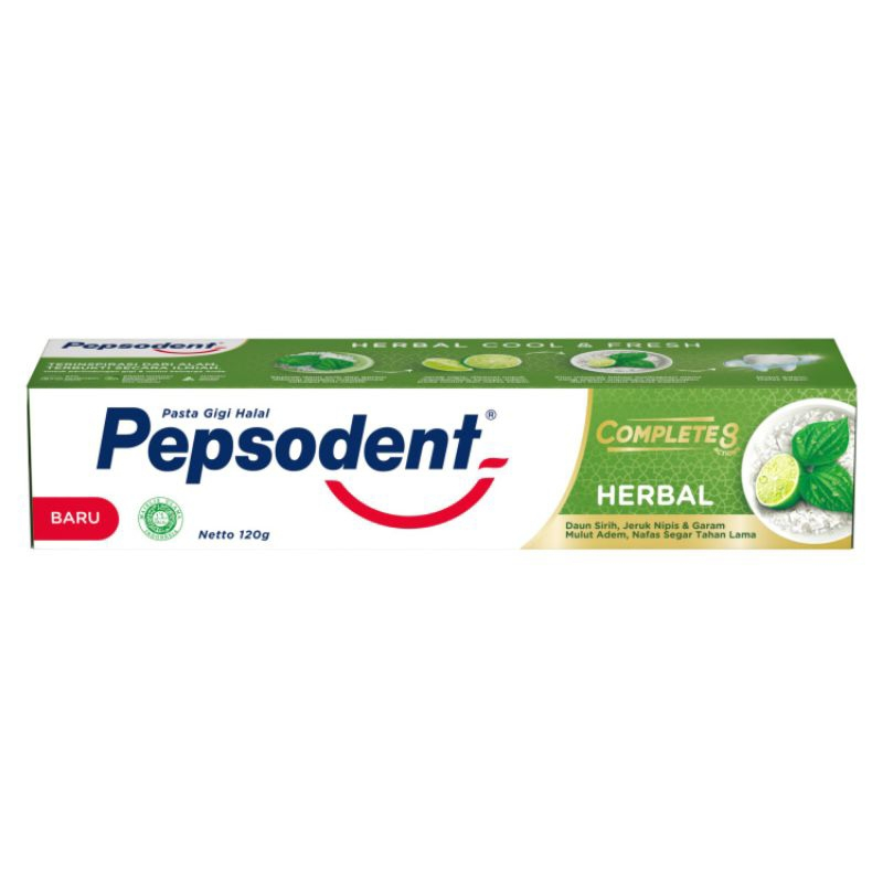 Pepsodent Complete 8 Herbal 190G