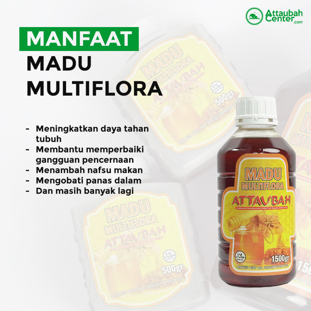 

Attaubah Madu Multiflora 1,5kg