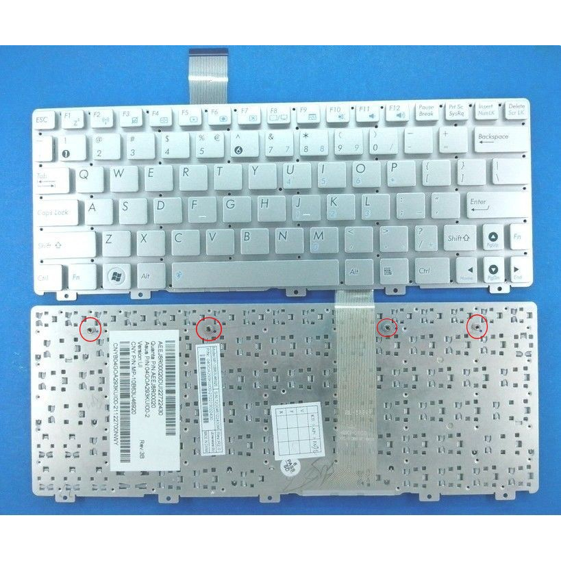 Keyboard Asus EeePC 1025 1025C 1025CE EeePC Flare Series