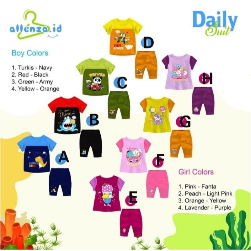 SETELAN BAJU HARIAN ANAK ALLENZA