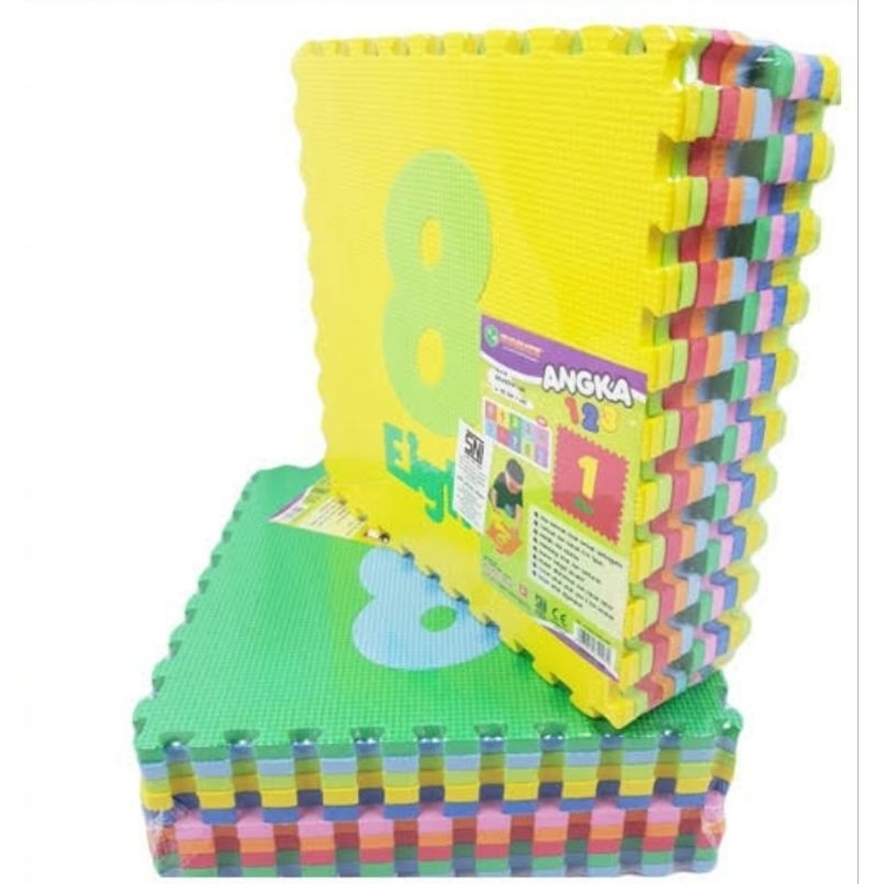 KARPET PUZZLE TEBAL/KARPET PUZZLE ISI 10/KARPET PUZZLE ANGKA/KARPET PUZZLE LUCU/KARPET SUSUN KARAKTE