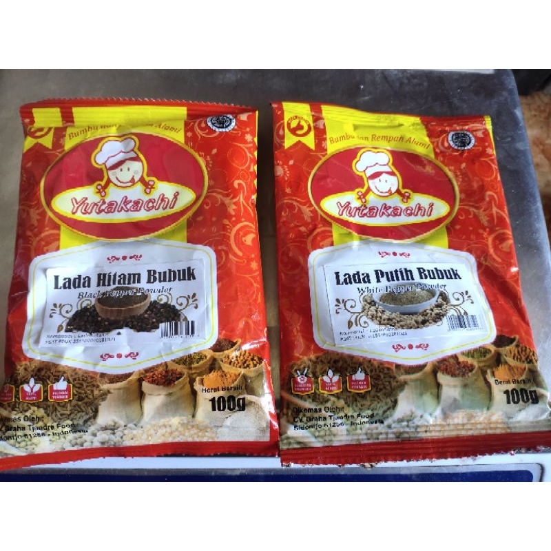 

Yutakachi Lada hitam/lada putih bubuk 100gram