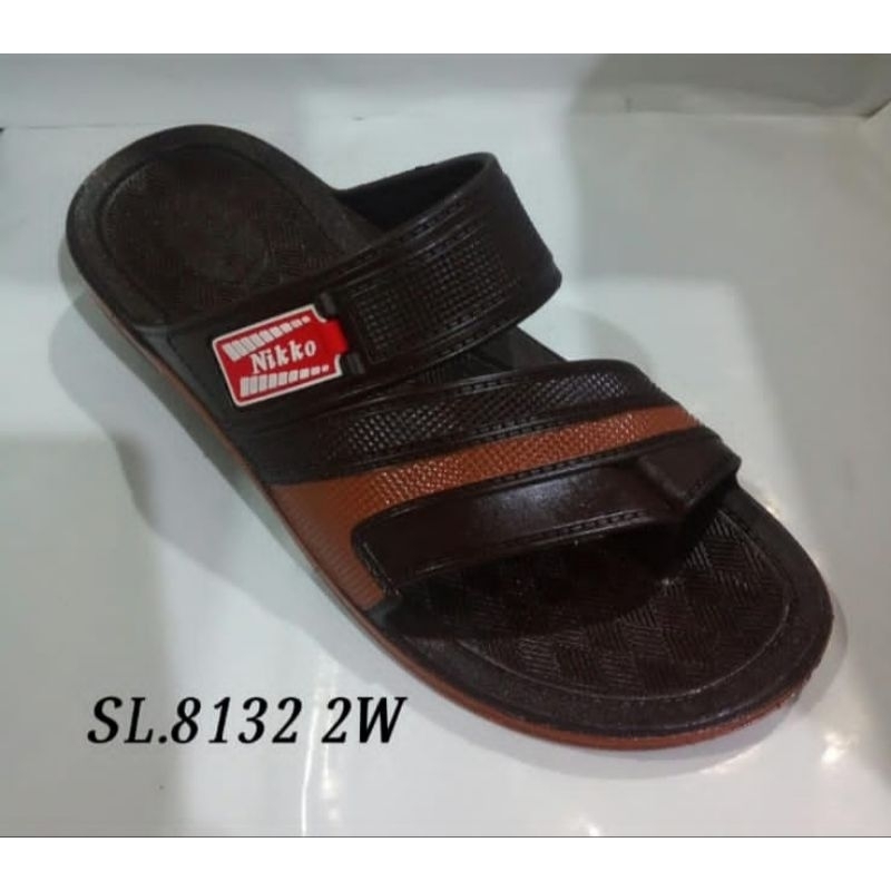 sandal jepit pria sandal karet pria  sandal nikko SL-8132