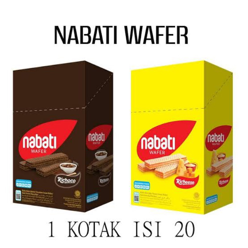 

Recheese Nabati wafer Box isi 20 pc