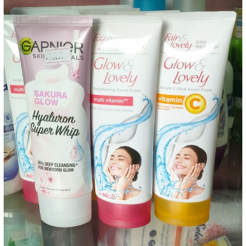 Glow and lovely Facial foam 100gr/Granier glow facial foam 100gr