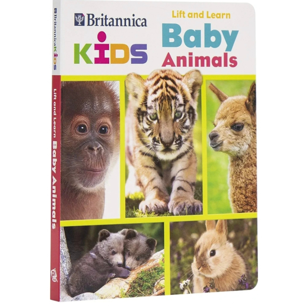 Board Book Baby Animals Lift the Flap Board Book Big Bad Wolf Impor Britannica Kids