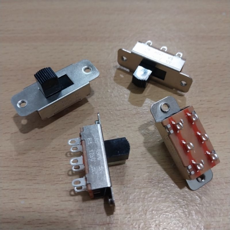 Saklar Geser On off 6 pin