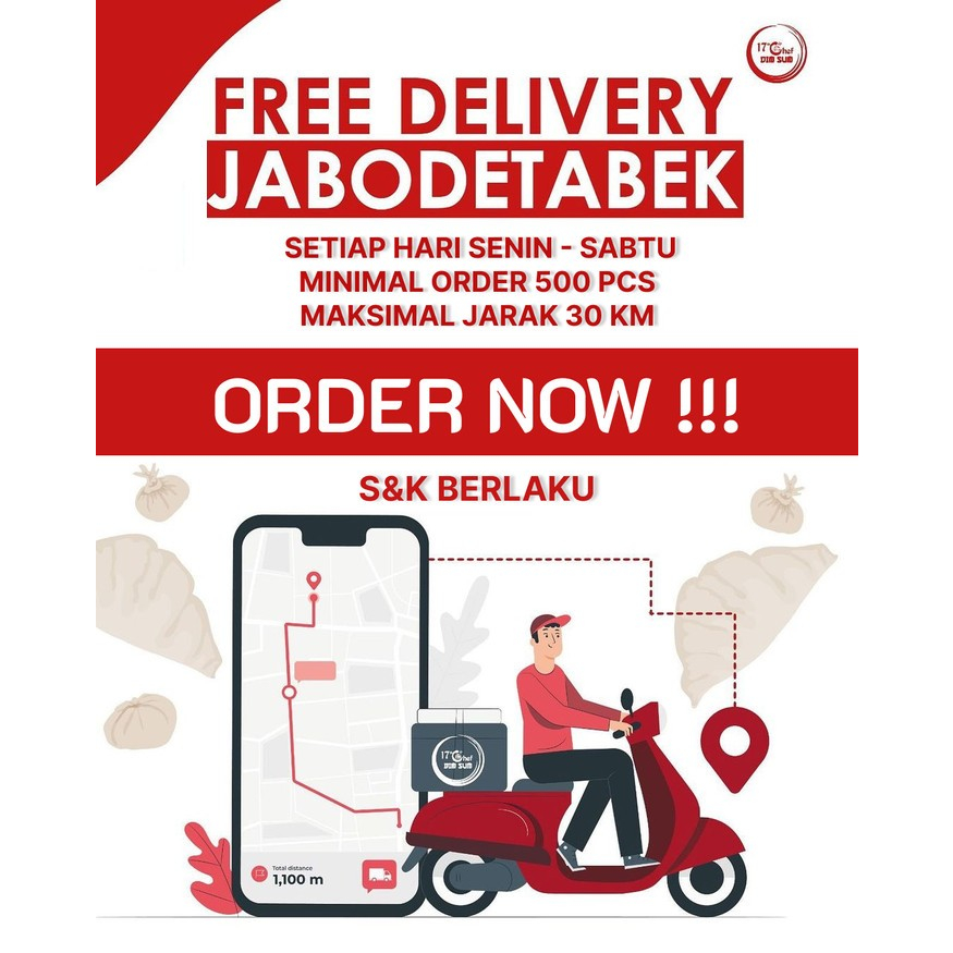 

Free Ongkir Dimsum Ayam Mix 500 Pcs