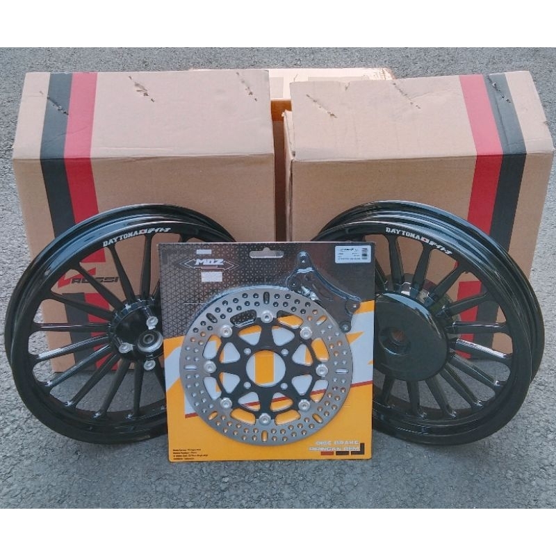 VELG PELAK V ROSSI GALAXY 2 MODEL DAYTONA PALANG 18 HONDA BEAT KARBU/BEAT FI/BEAT ESP/BEAT STREET/BE