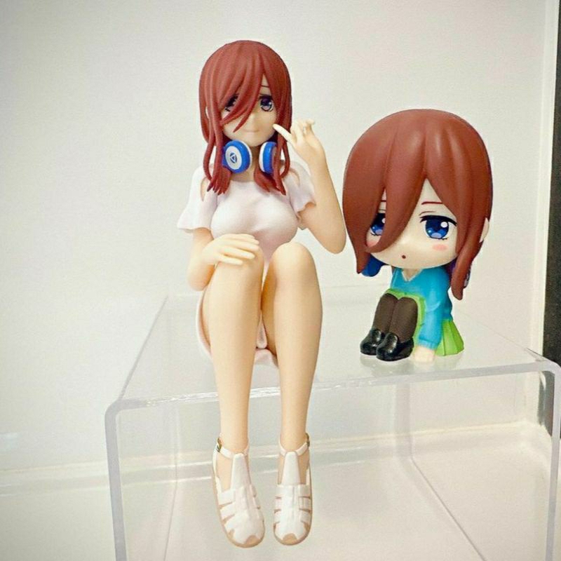 Action Figure Miku Nakano Gotoubun No Hanayome Chokonose