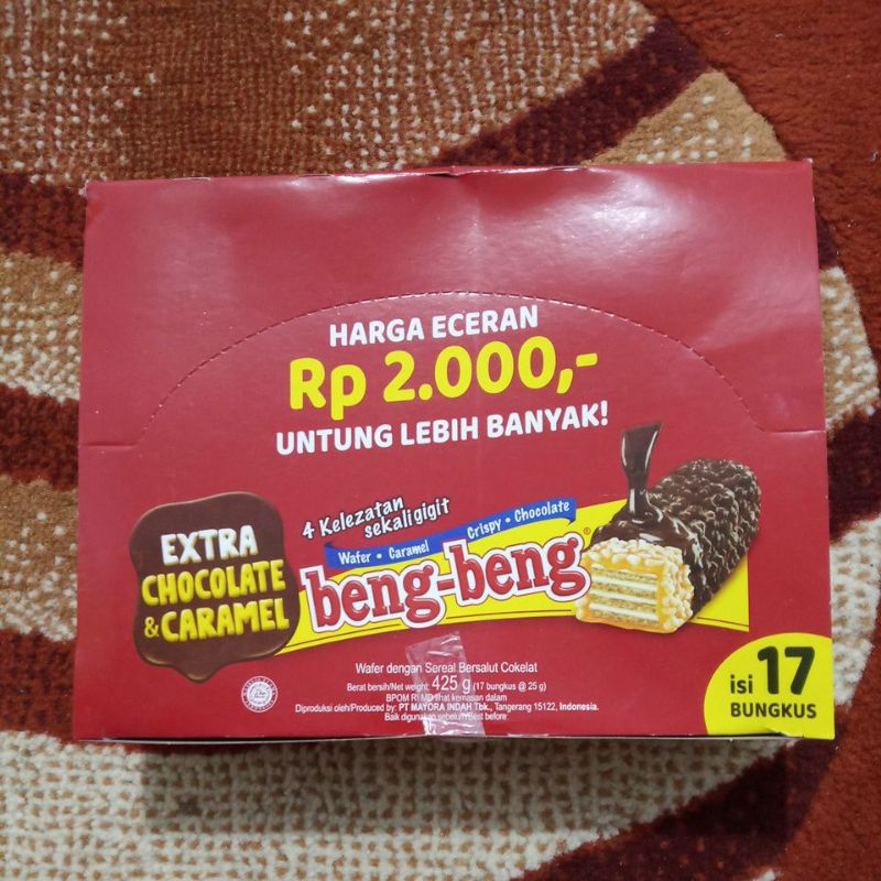 

beng-beng chocolate 1dus 17pcs