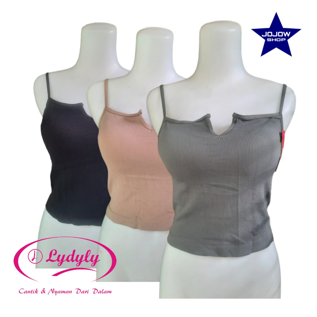 Tanktop Bra Cup Premium G 8821 Kamisol BH Busa Tanpa Kawat