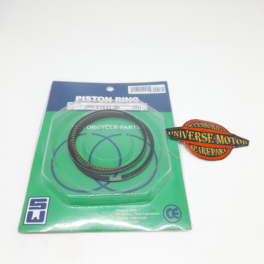 RING SEHER MIO M3 RING PISTON MIO 125 2PH OVERSIZE STD 25 50 75 100