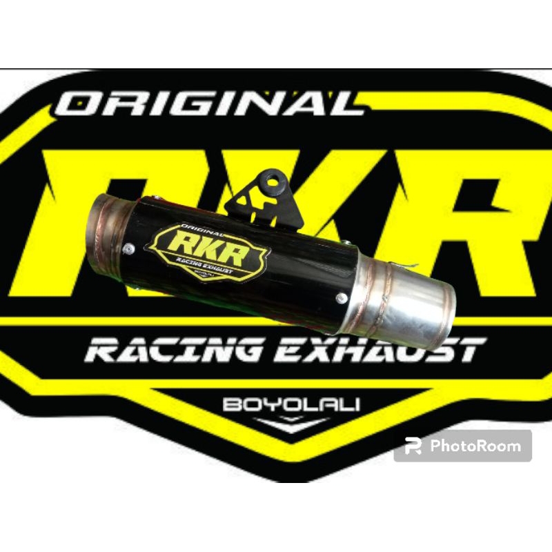 knalpot RKR gp pro black choting